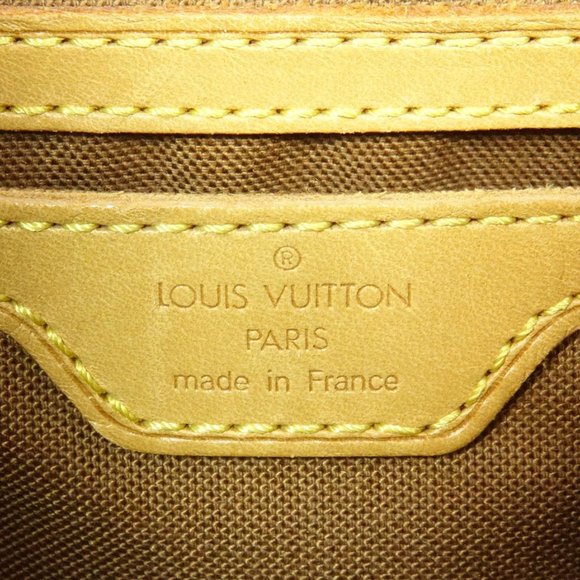 AUTH LOUIS VUITTON Monogram Leather Montsouris GM Backpack Handbag Shoulder Bag - Picture 7 of 14